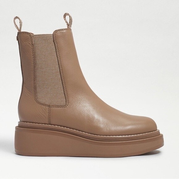 SAM EDELMAN Kolton Cedarwood Leather Chelsea Boot Size 6 - Picture 2 of 14